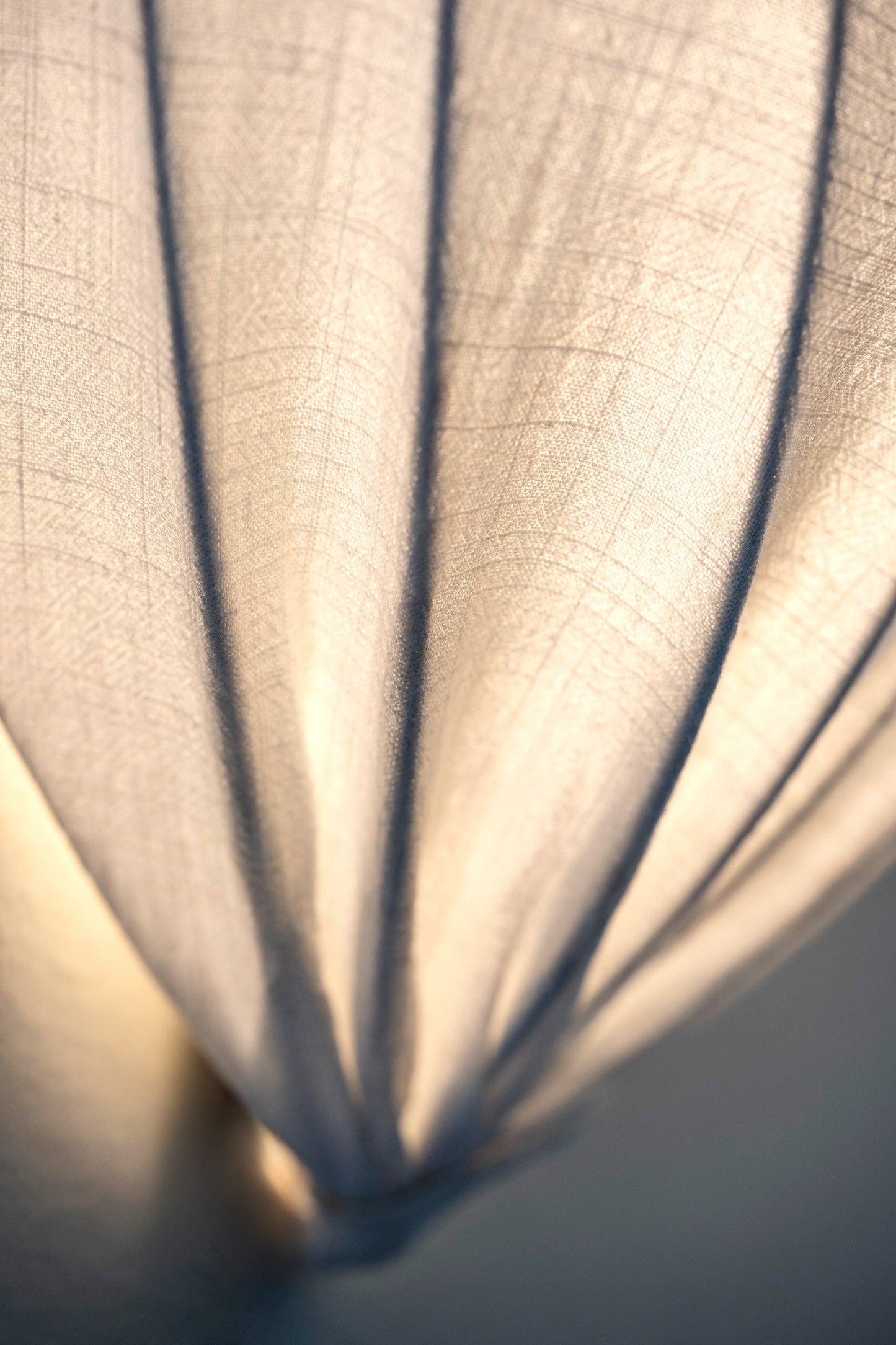 Shell Lamp with Fabric Cover