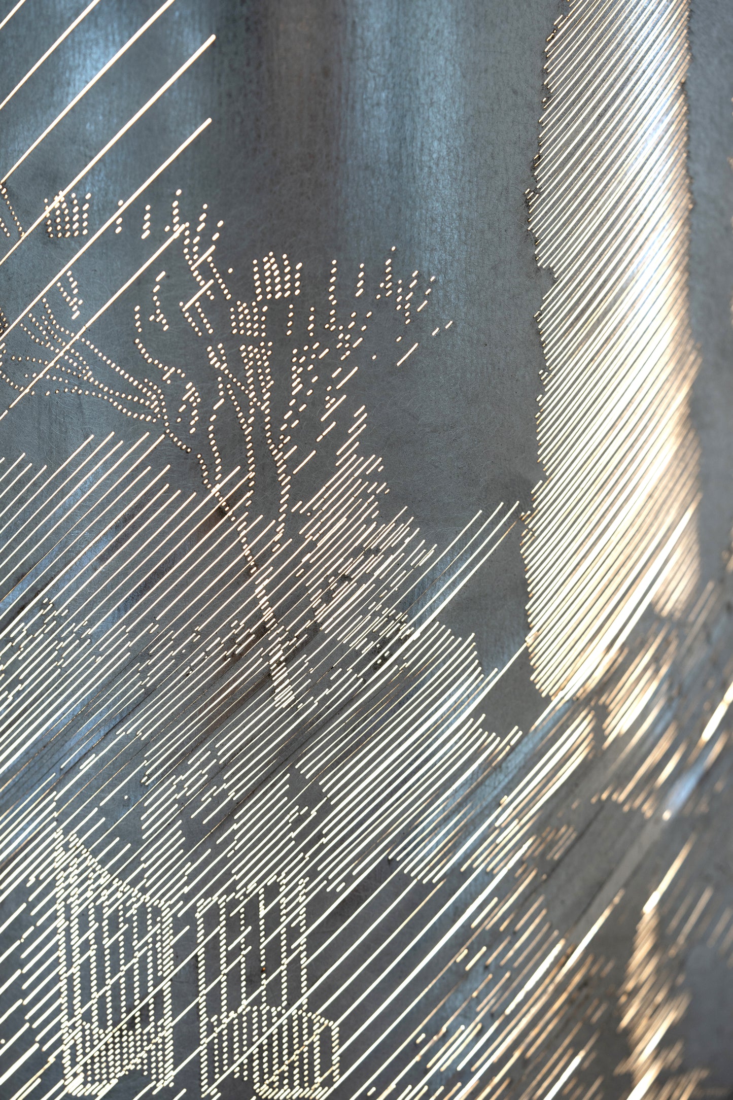 Secret Garden Aluminum Lampshade