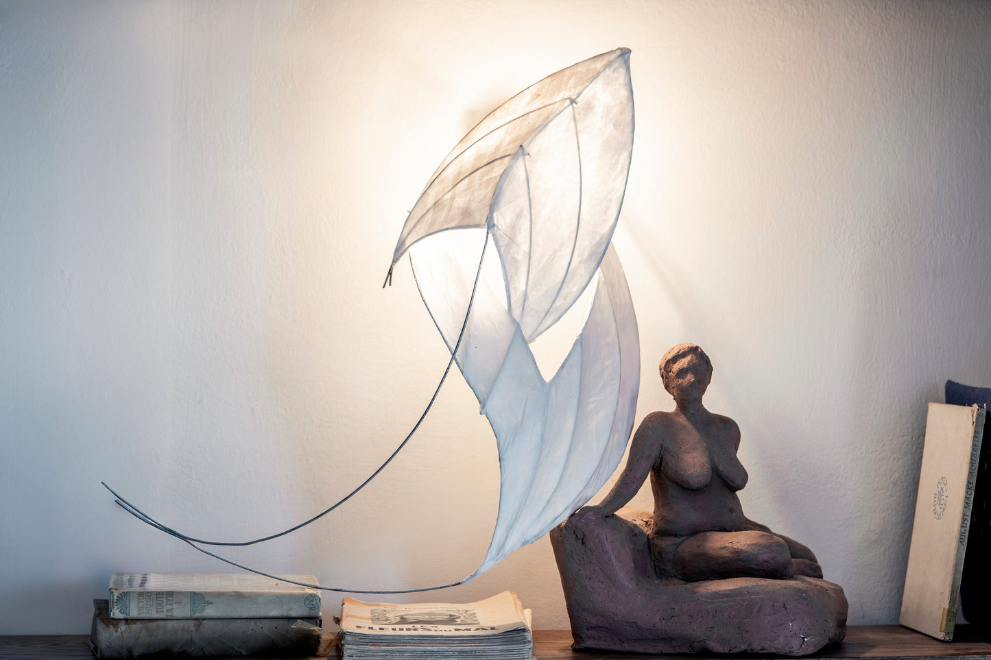 Rice Paper Leaf Jewelry Lampshades