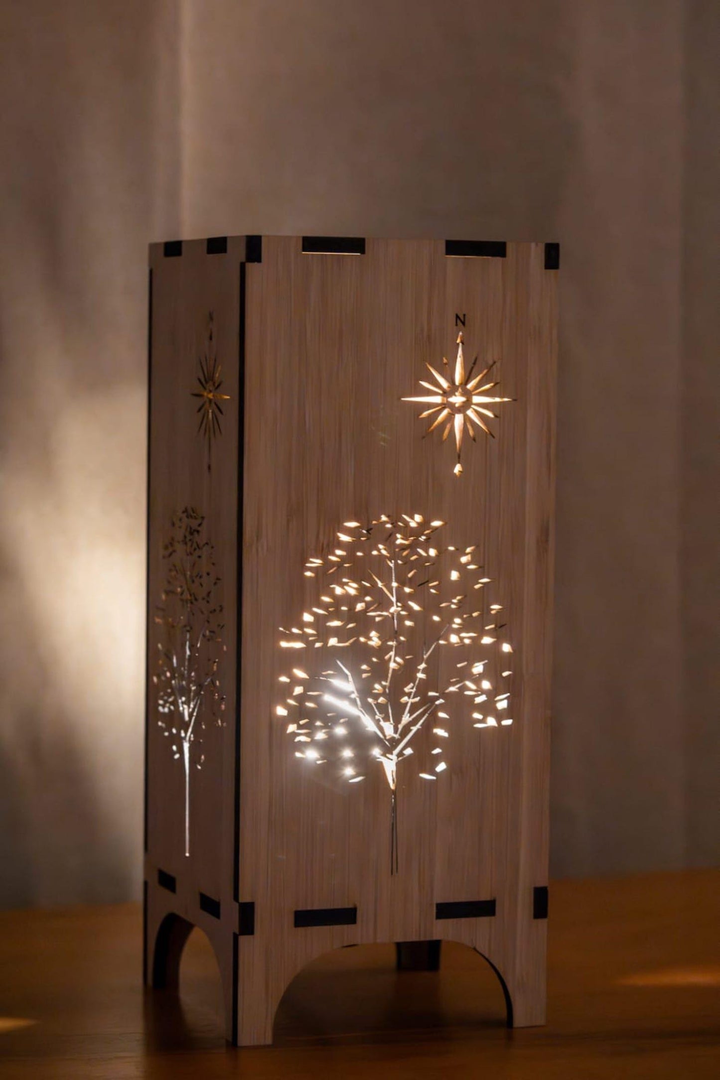 Bamboo Tree of Life Table Lamp - Nature-Inspired Lighting