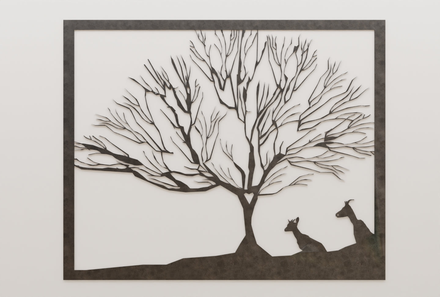 Deers Under a Tree