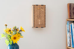 Bamboo Wall Sconce Tree of Life for Serene Ambiance